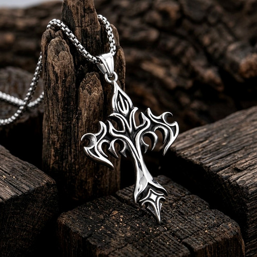 Collana uomo unisex croce