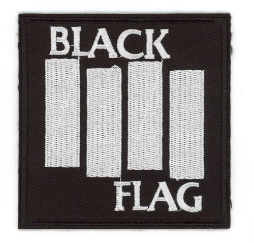 Patch bandiera nera hardcore - bandiera,