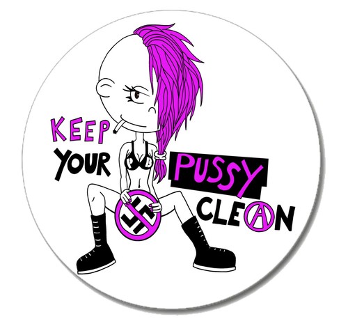 Sweetie punk button pin neu - button,