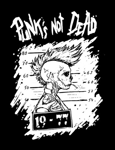 Punks not dead patch - dead,