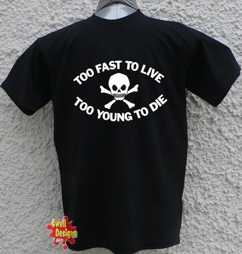 Shirt punk rock too fast - rock,