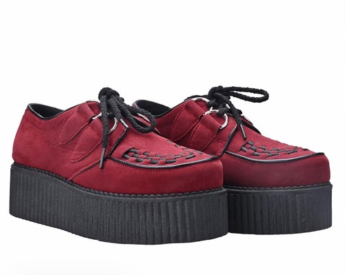 Piattaforma moda rosso scuro - moda,