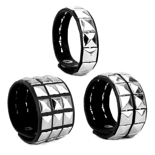 Bracciali borchie punk rock - bracciali,