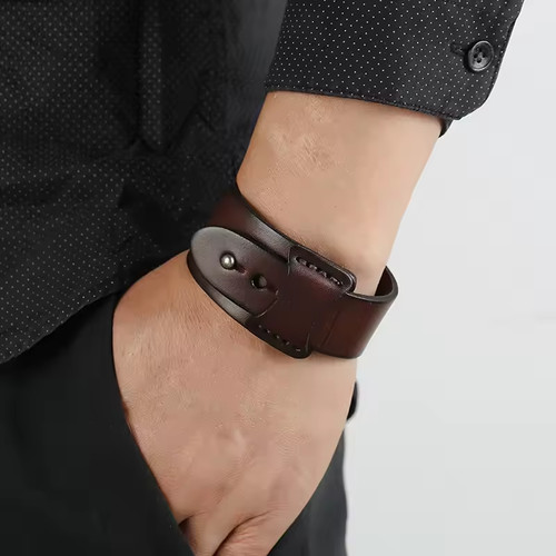 Bracciale uomo punk rock largo - uomo,