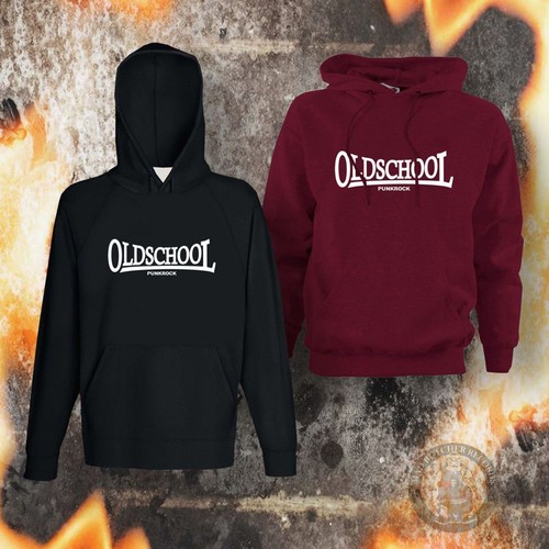 Old school punkrock hoodie - old,