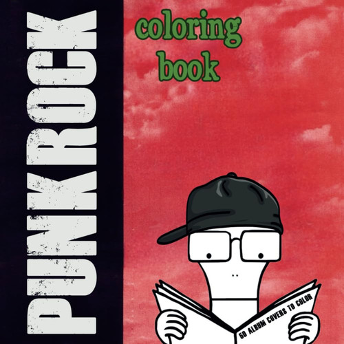 Punk rock coloring book - punk,