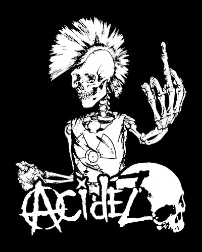 Acidez skull patch - acidez, /