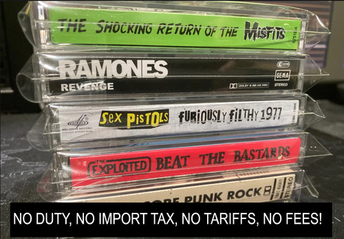 Punk rock cassette tapes - punk,