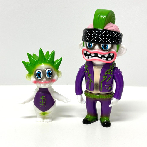 Set figure punk rock boy - punk,