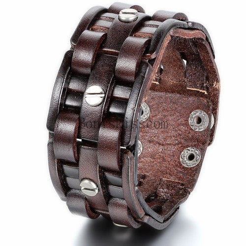 Bracciale uomo retrò - , croce