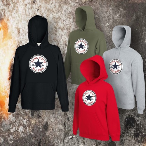 Punkrock all star hoodie - punkrock,